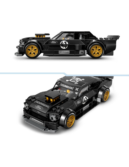 LEGO Speed Champions 65 Ford Mustang Hoonicorn V1 de Ken Block