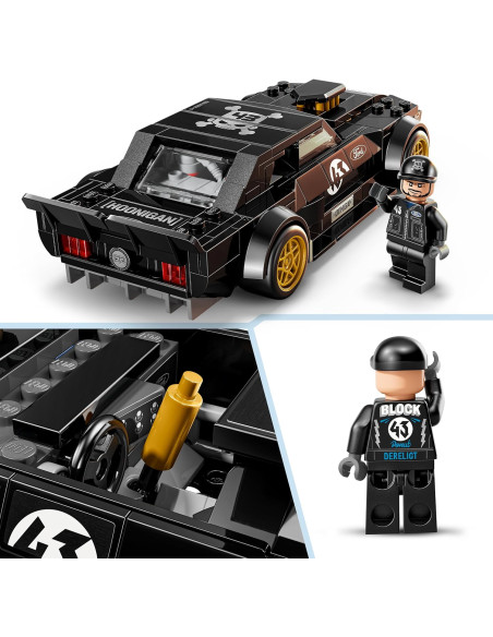 LEGO Speed Champions 65 Ford Mustang Hoonicorn V1 de Ken Block