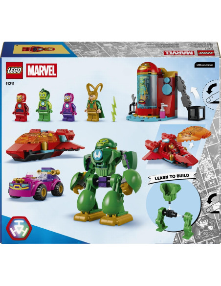 LEGO | Marvel Loki vs. Equipo Iron Man – Superhéroes