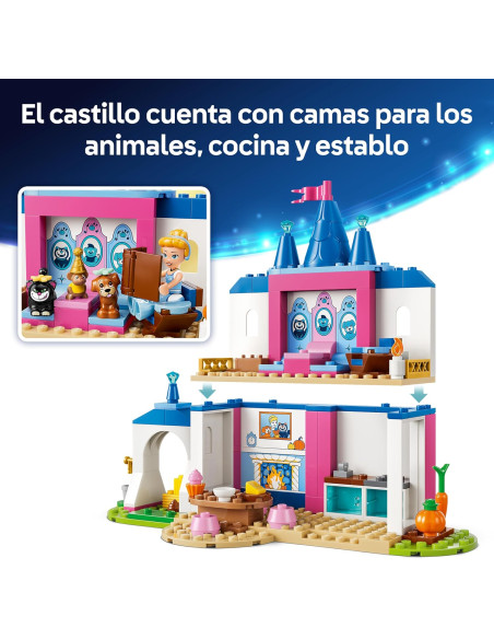LEGO | Princesas Disney Castillo de Cenicienta y Sus Amigos Animales