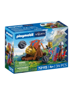 Playmobil 72115 Cañón de fuego de Caballeros León...