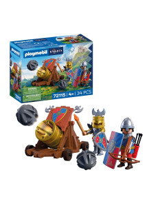 Playmobil 72115 Cañón de fuego de Caballeros León... 2