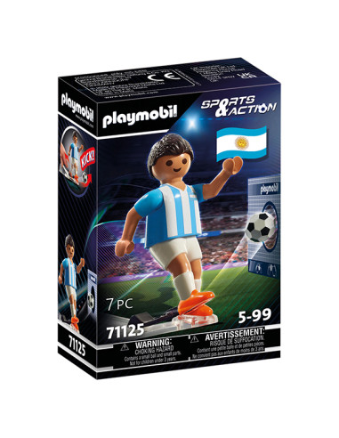 Playmobil Sports & Action 71125 Jugador de Fútbol - Argentina