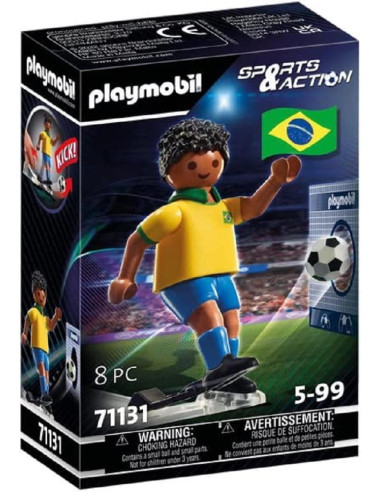 Playmobil 71131 Jugador Futbol Brasil