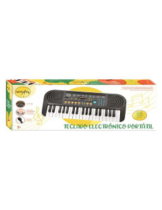 Teclado Electrónico Portátil 37 Teclas con Micrófono –... 2