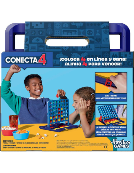 Juego Conecta 4, Estuche Todo en uno