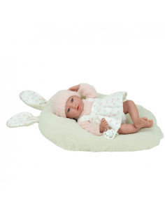 Muñecas Arias Elegance Beige con cojín 40cm