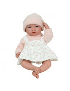 Muñecas Arias Elegance Beige con cojín 40cm 2