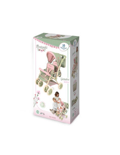 Carro de Muñecas Silla Gemelar Plegable con Bolso Botanic 2