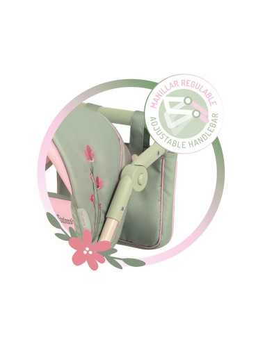 Carro de Muñecas Silla Gemelar Plegable con...