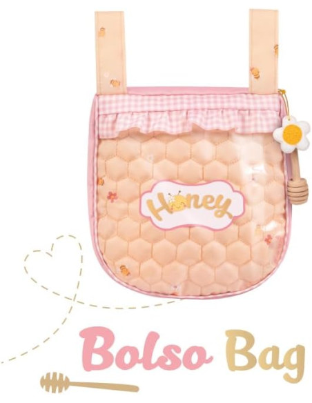 Carro de Muñecas Mi Primer Cochecito con Peluche Honey DeCuevas 86070