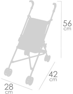 Carro de Muñecas Silla Plegable Honey DeCuevas 90070 2