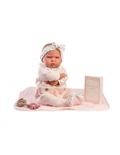 Muñeca Mi Primer Reborn Berta Manta Acolchada 52 cm