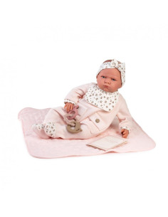 Muñeca Mi Primer Reborn Berta Manta Acolchada 52 cm 2