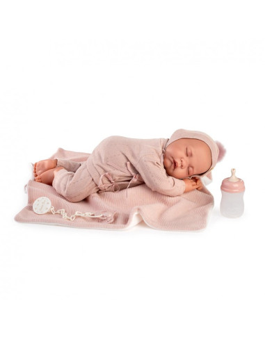 Muñeca Recién Nacida Luna Toquilla Sueños 42 cm...