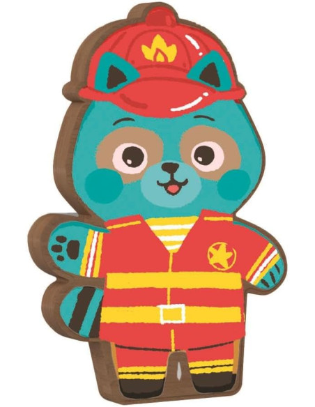 Montessori - Camión de Bomberos Interactivo - Luces, Sonidos