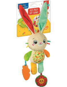 Baby Easy-Peasy Soft Bunny, Peluche Sensorial de Conejito... 2