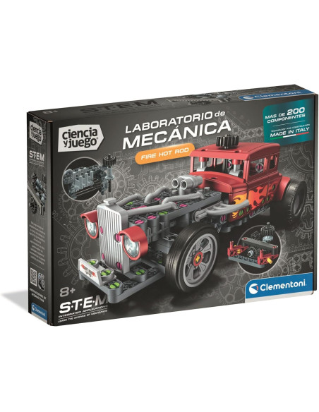 Ciencia y Juego, Laboratorio de Mecánica: Fire Hot Rod, Set de Construcción Stem