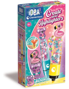 Create Your Highlighters Beach Buddies, Kit Creativo...