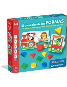 Montessori, El Trenecito de Las Formas, Puzzle Encajable...