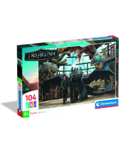 Puzzle infantil 104 piezas Cómo entrenar a tu Dragon 