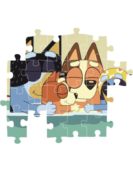 Bluey Super Color - Pack de 3 Puzzles de 48 Piezas