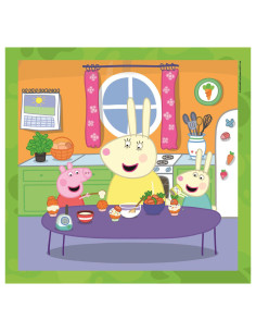 Puzzle 3x48 Super Color Peppa Pig 2