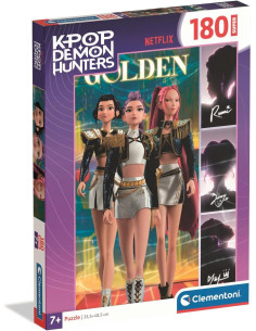 KPOP Demon Hunters Super Puzzle 180 Piezas