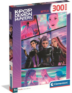 KPOP Demon Hunters Puzzle 300 Piezas - Rompecabezas Infantil