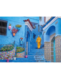 Puzzle 500 Piezas para Adultos, Paisaje de la Ciudad Azul... 2