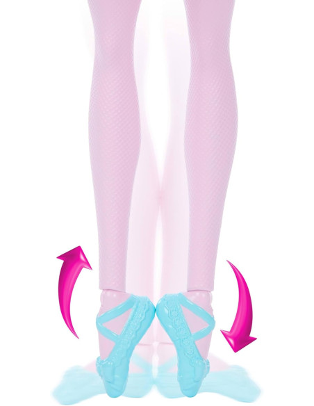 Barbie el Cascanueces Muñeca con tutú Que se transforma, Collar con Colgante de corazón y Regalo