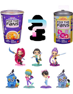 Las guerreras K-Pop Figura con Accesorio y Tarjeta, 8,9...