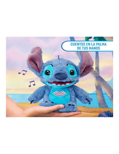 Disney Stitch Palm Puppetronic Lilo & Stitch, Peluche Electrónico +6 años