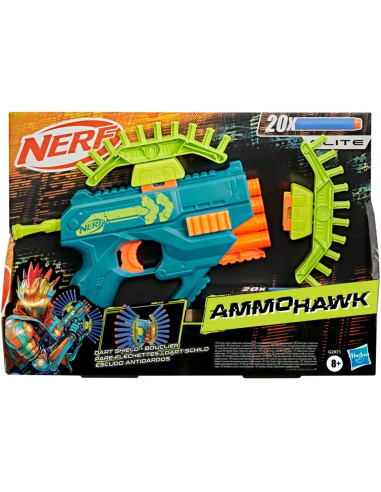 Nerf Rebel Ops, Ammohawk, Lanzadardos con 20...