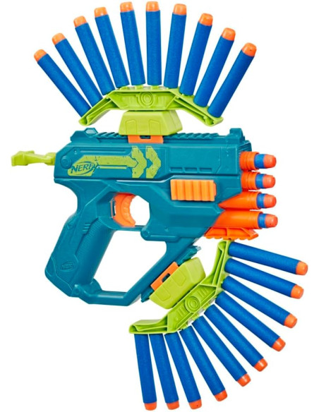 Nerf Rebel Ops, Ammohawk, Lanzadardos con 20 Dardos de Espuma Elite