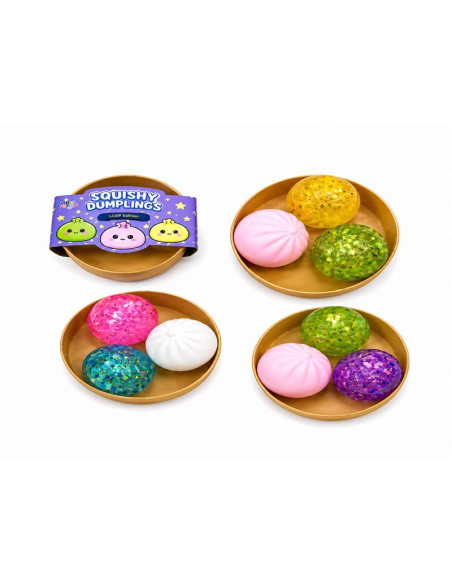 Dumpling Bao Pack 3 Glitter 5 cm