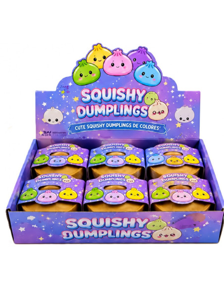 Dumpling Bao Pack 3 Glitter 5 cm