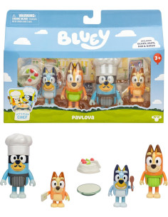 Bluey Es la Hora de la Tarta paulova con el Pack de 4...