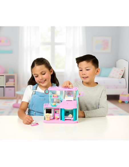 Pack Clínica para bebés Familias sorpresa Little Live Pets | Descubre 3 cachorros de retriever 