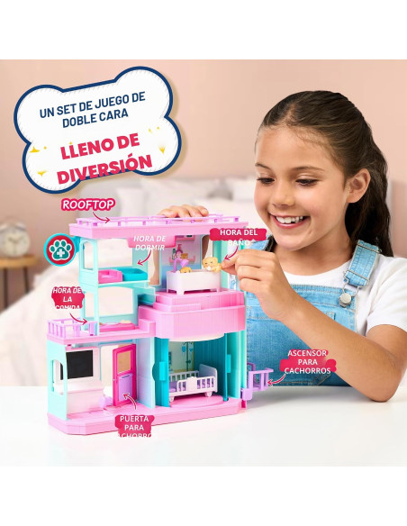 Pack Clínica para bebés Familias sorpresa Little Live Pets | Descubre 3 cachorros de retriever 