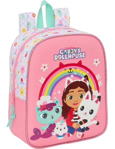 GABBY´S DOLLHOUSE - Mochila Escolar, Adaptable a Carro,...