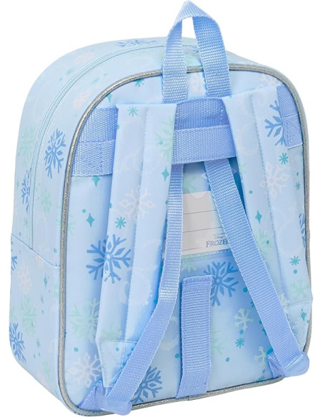 FROZEN - Mochila Infantil, Adaptable a Carro, Calidad y Resistencia, 22x10x27 cm