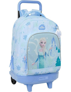 FROZEN - Mochila Grande con Ruedas, Compacta, Extraíble,...
