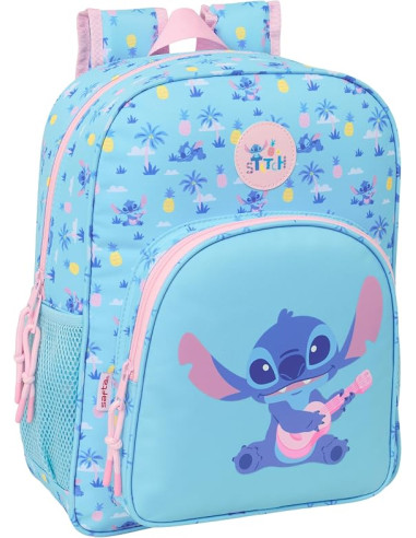 STITCH WAVES - Mochila Escolar Niño, Adaptable...