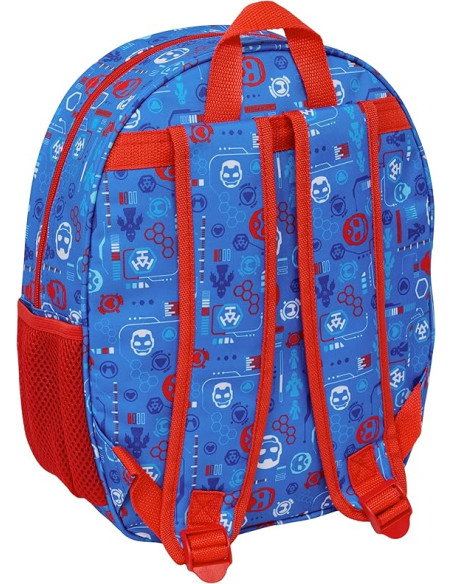 IRON MAN - Mochila Escolar, con Diseño 3D, Calidad y Resistencia, 27x10x33 cm