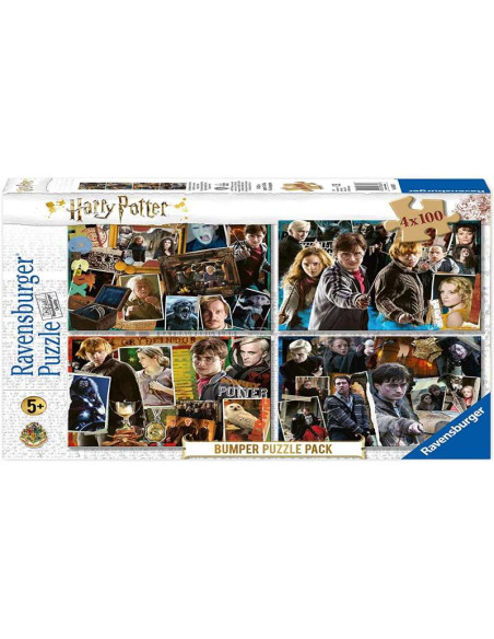 Puzzle Harry Potter Bumper Pack 4 Puzzles 100 Piezas