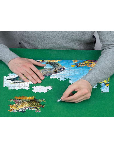 Tapete para hacer puzzles