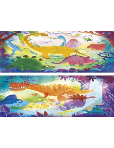 Clementoni - 2 Puzzles infantiles de 20 piezas Dinosaurios 2