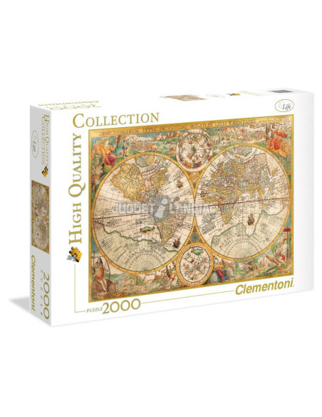 Clementoni, Puzzle Mapa Antiguo 2000 pzs