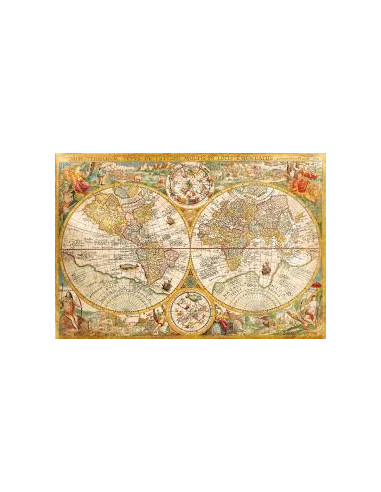 Clementoni, Puzzle Mapa Antiguo 2000 pzs